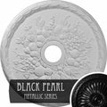 Hand-Painted Black Pearl Ceiling Medallion R160701