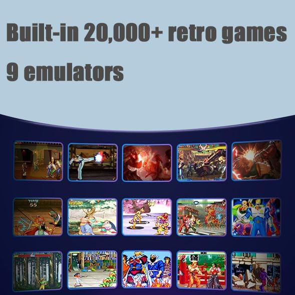Wireless Retro Game Console with Built in Games, 4K HDMI Output, 9 Emulators, Dual 2.4G Wireless Controllers Y288
