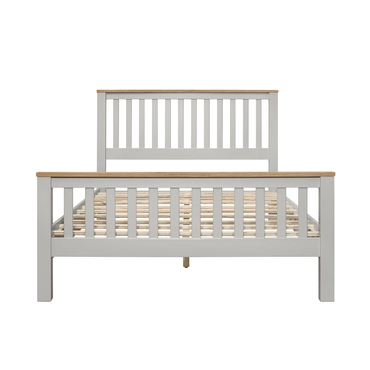 Full Size Solid Wood Platform Bed with Headboard C942510