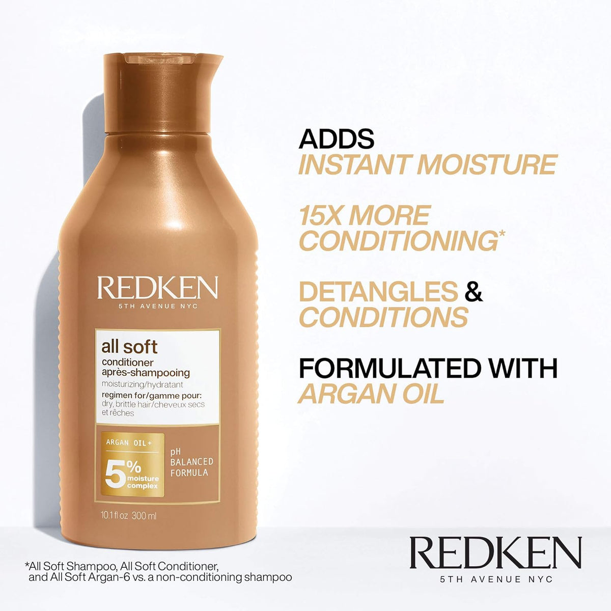All Soft Shampoo, Conditioner and Heavy Cream Treatment with Argan Oil S517365