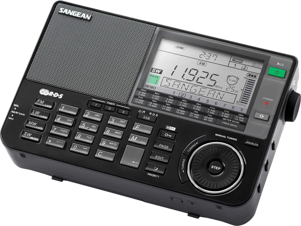 Black Portable Radio with Antenna N427
