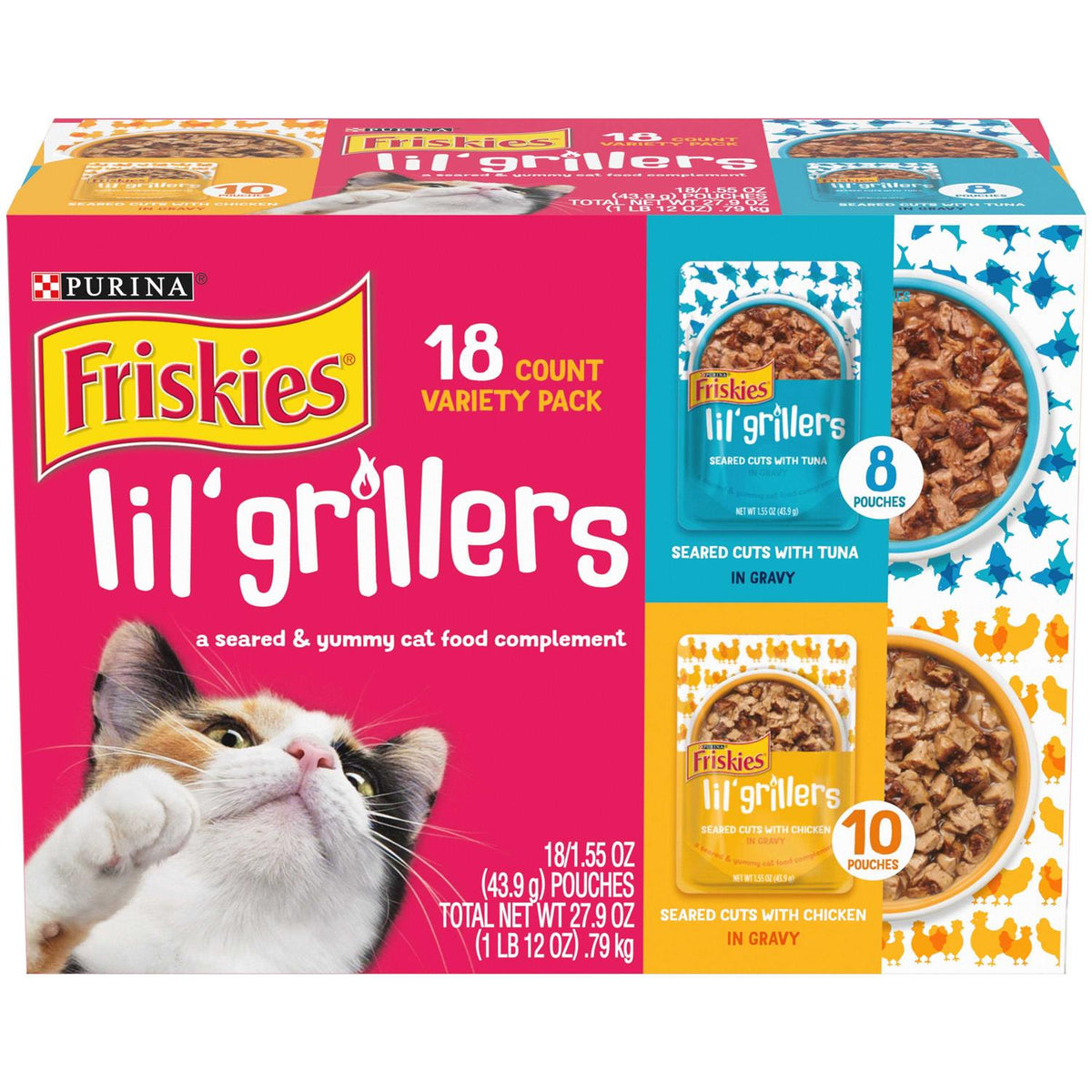 Gravy Wet Cat Food Complement Variety Pack Chicken N573