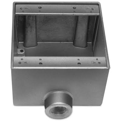 2-Gang FS Device Box, Die-Cast Aluminum, 54 Cubic-Inch Z330190