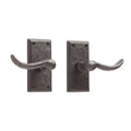Dummy Door Lever Set with Rectangular Rose Dark Bronze H295551