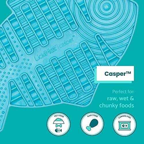 Fish-Shaped Cat Slow Feeders Lick Mat S646