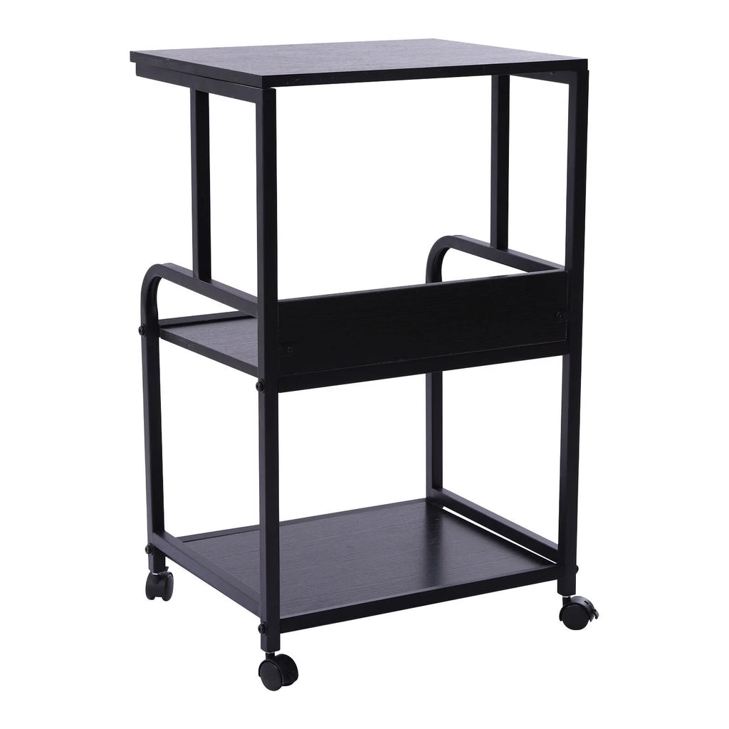 3 Tier Printer Stand Rolling Cart Storage Shelf with Wheel C97892