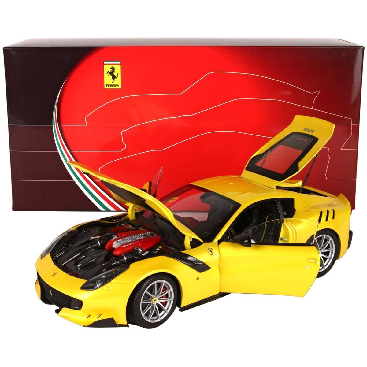 Yellow 1/18 Diecast Model Car F370
