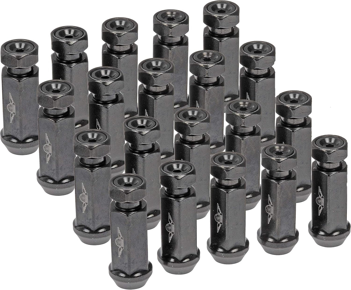 Black 20 Pack Wheel Nut L24244