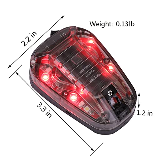 Tactical Helmet Light IR and Visible LED Helmet Strobe I14871