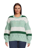 Lightweight Pointelle Pullover Sweater H22242