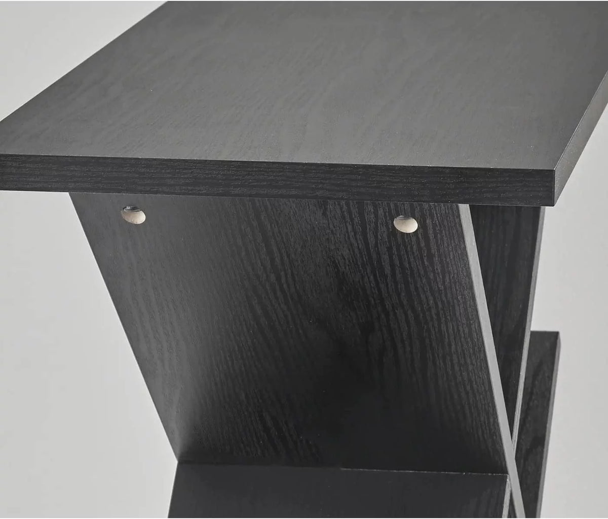 Black Storage Side Table S1253