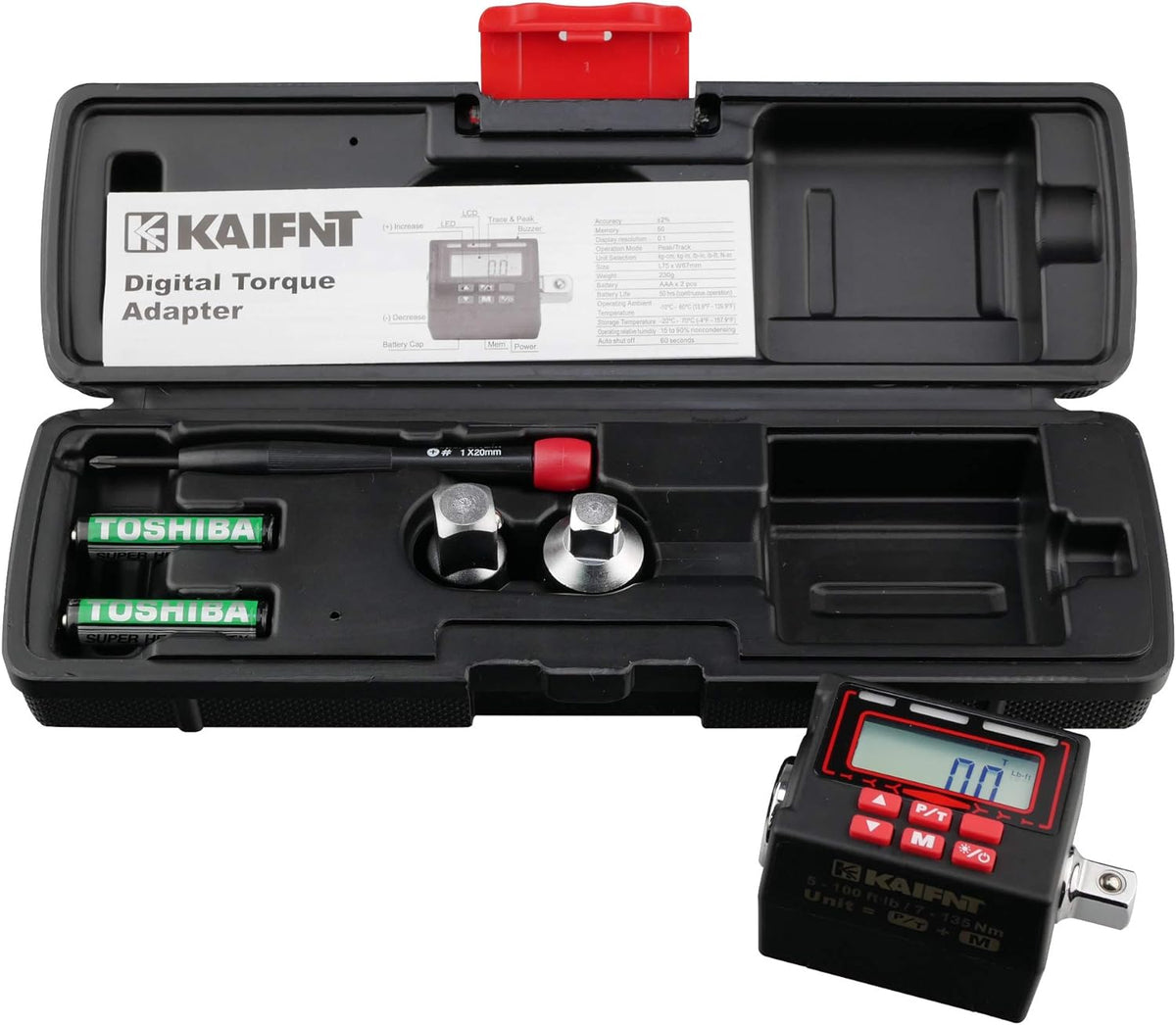 1/2-Inch Digital Torque Adapter R298