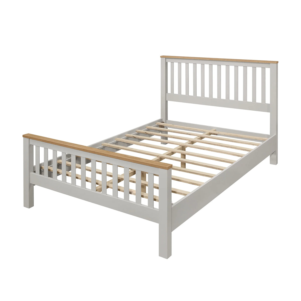Full Size Solid Wood Platform Bed with Headboard C942510