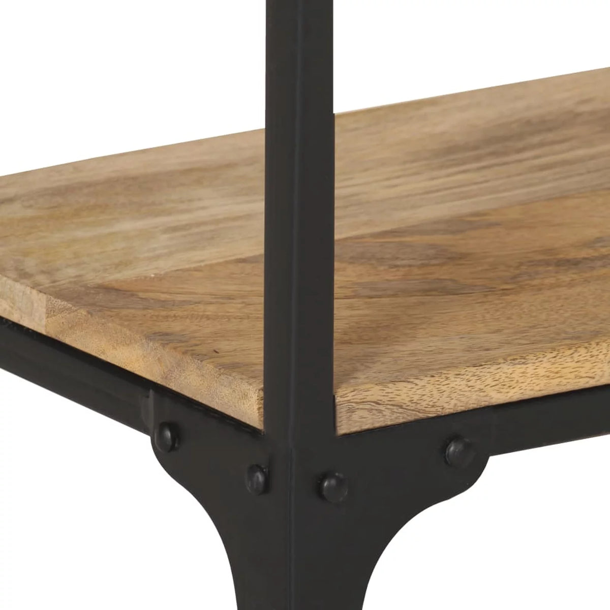 43.3"x11.8"x29.5" Solid Mango Wood Console Table Y8806