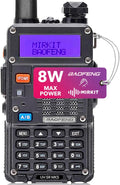 2X 8 Watt Max Power Ham Radios with 1800 mAh Li-ion Battery and Programming Cable V2136