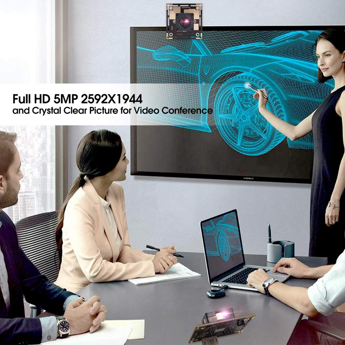 5 Megapixel USB Camera Module with CMOS Sensor F97618