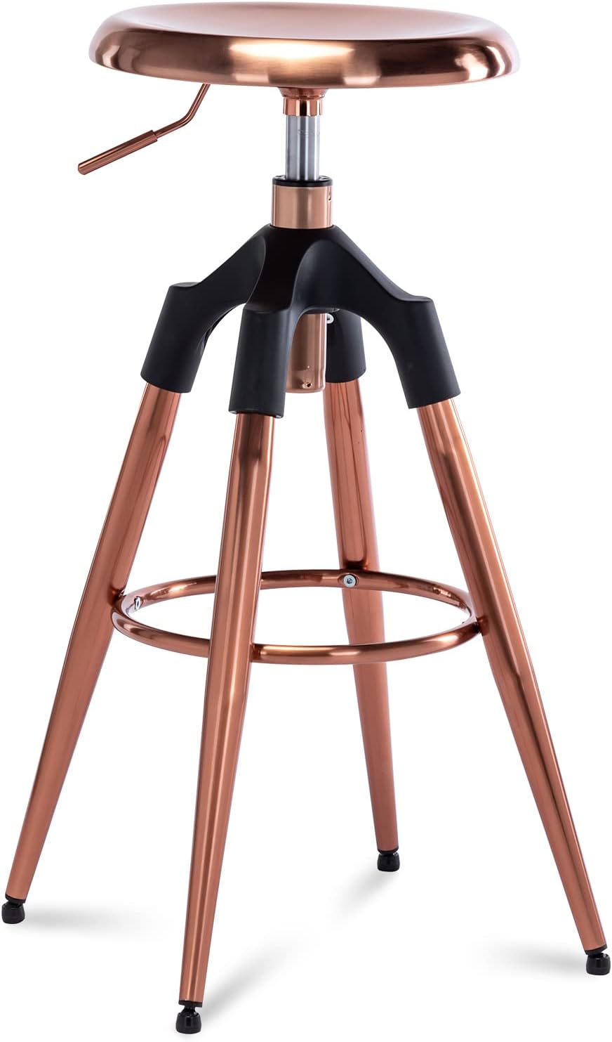 Gold Swivel Adjustable Bar Stool L578175