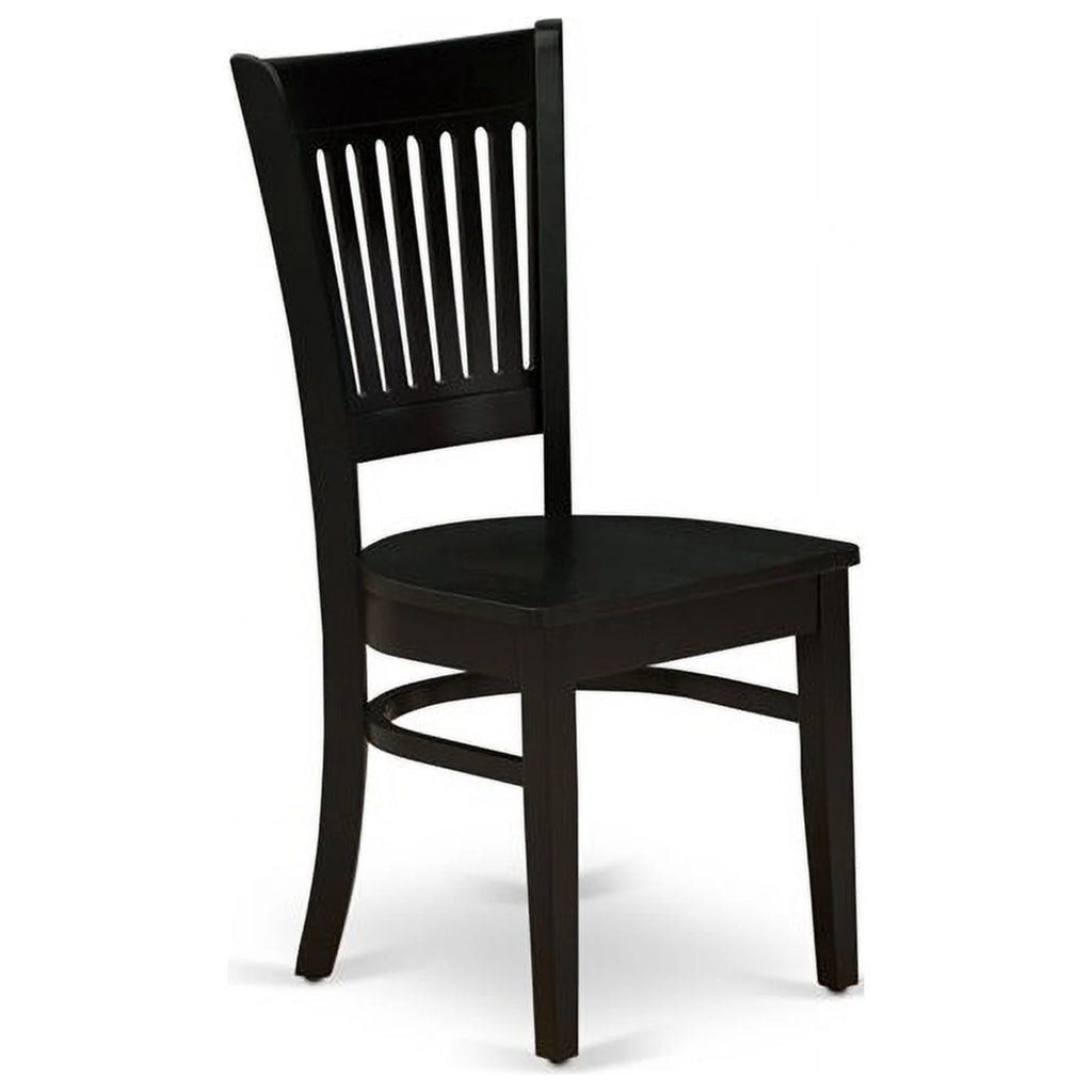 Black Wood Dining Chairs Set of 2 X229