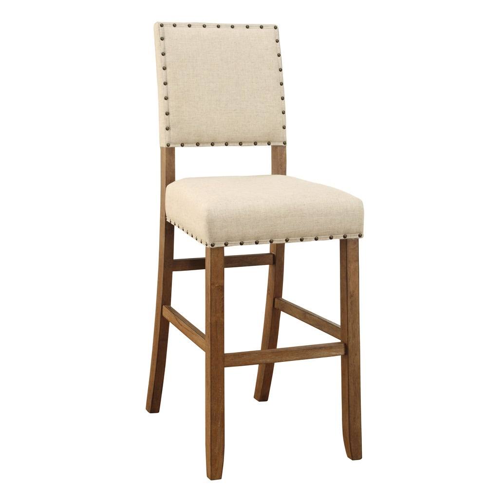 Natural Bar Chair (Set of 2) W2921