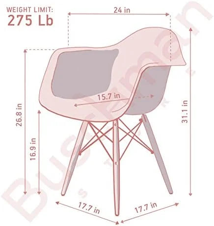 Yellow Set of Two Wooden Legs Chairs Z76276