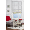 Cordless Faux Wood Blind White 46 x 64 in. L955045