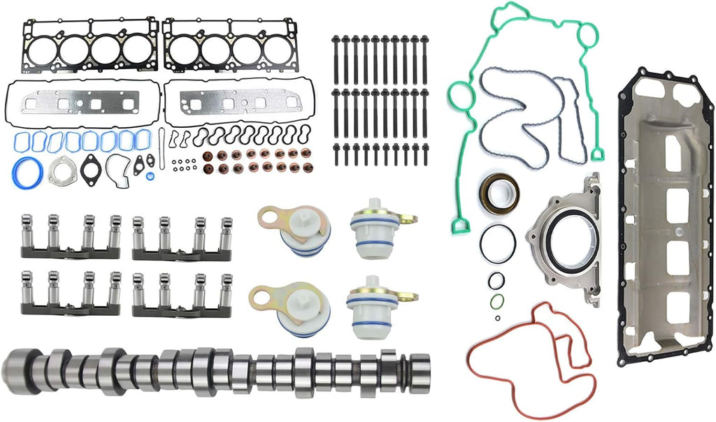 Camshaft Kit Head Valve Gasket & Expansion Plugs Kit E115