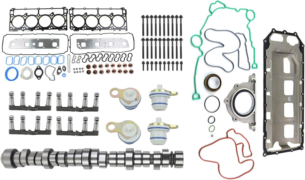 Camshaft Kit Head Valve Gasket & Expansion Plugs Kit E115