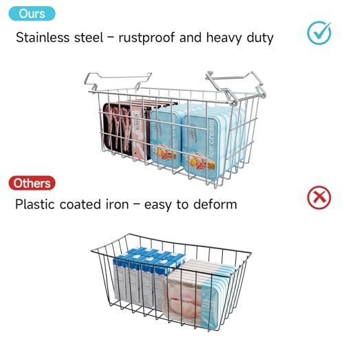 Stackable Freezer Organizer - Expandable Bin*1 + Stackable Bins*2 O497