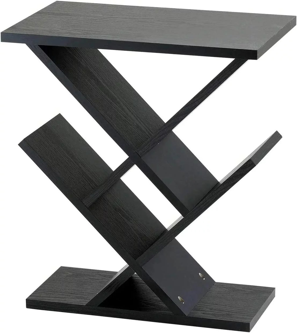 Black Storage Side Table S1253
