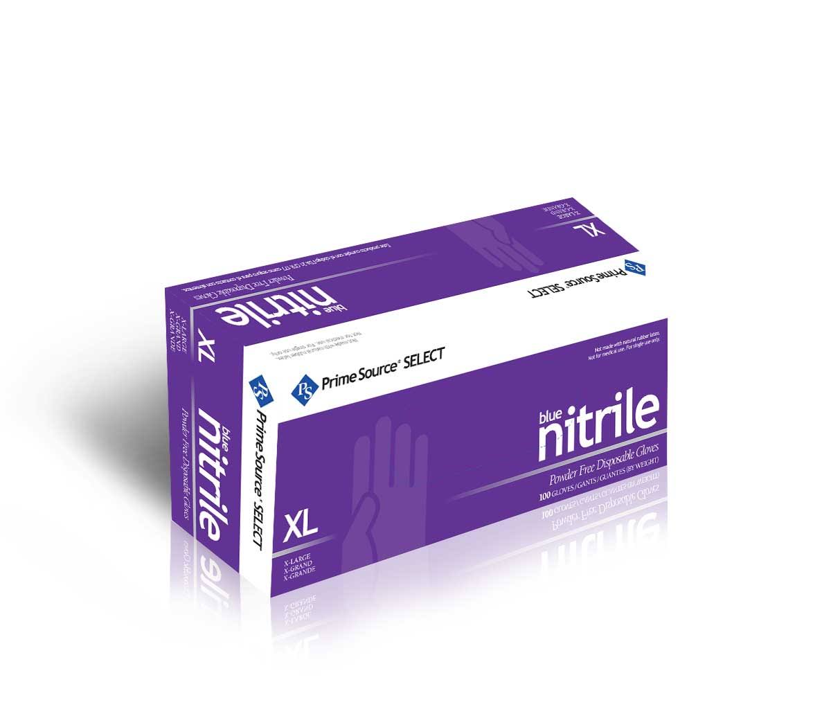 Blue Powder Free Extra Large Nitrile Gloves K373139