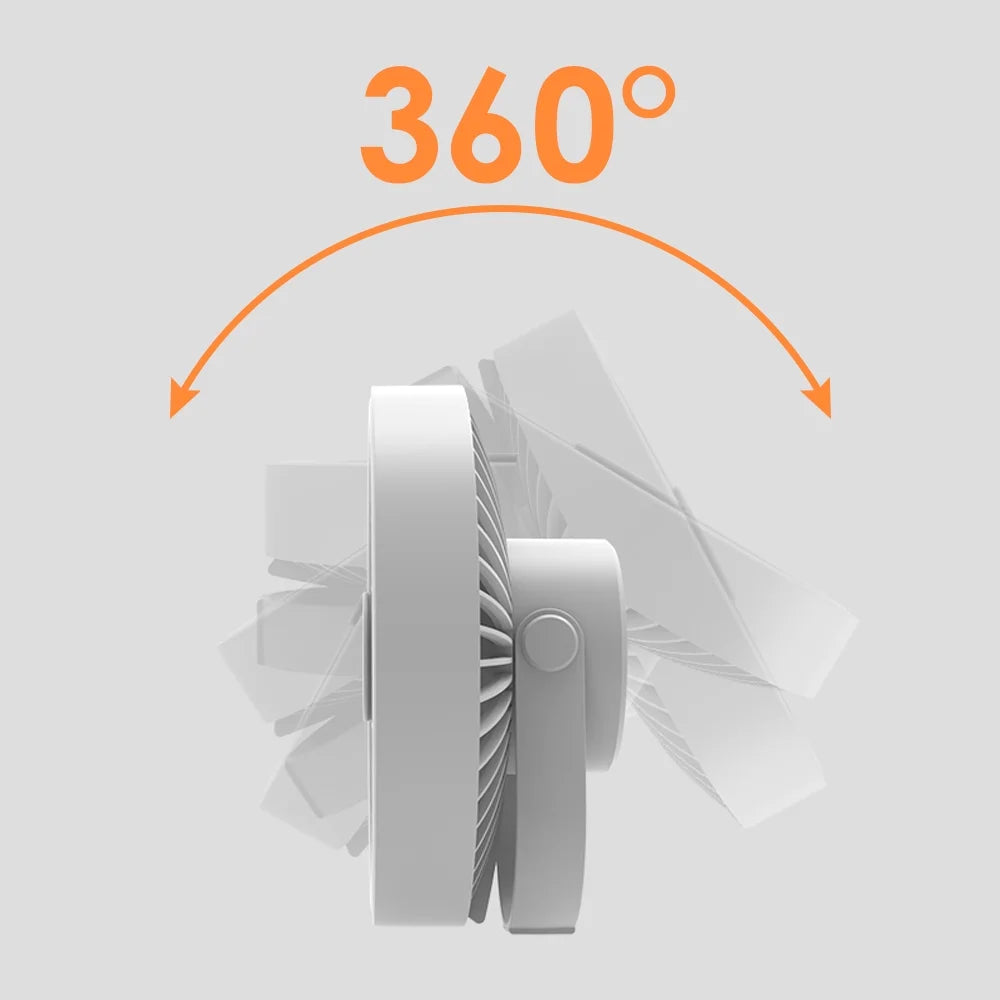 Outdoor Tent Fan with LED Lighting H2687