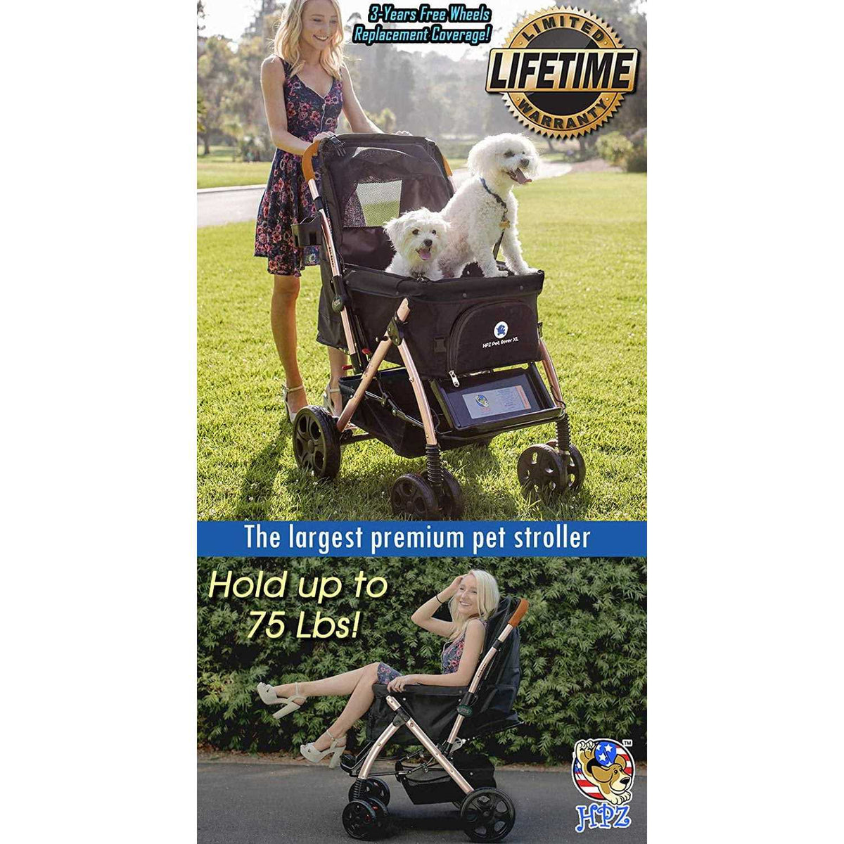 Heavy Duty Pet Stroller K6456