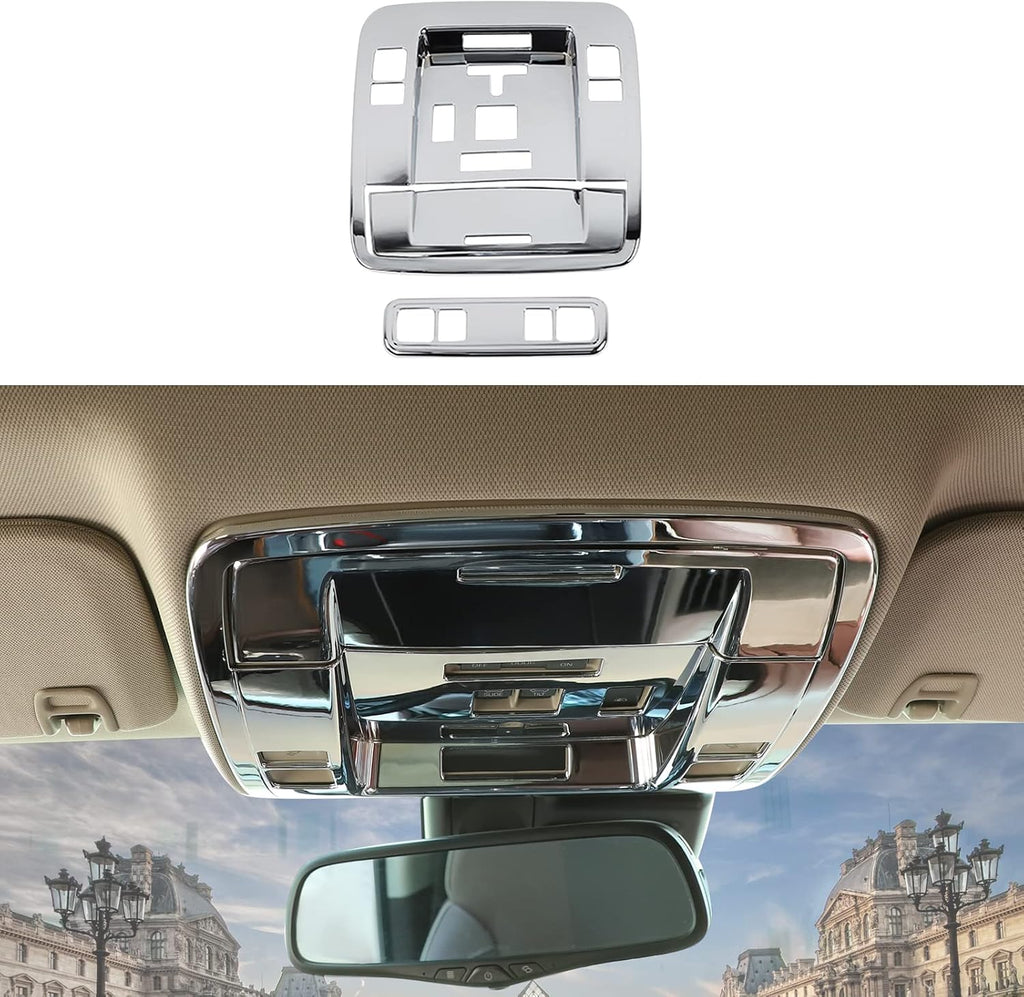 Red ABS Roof Reading Light Switch Panel Trim Cover 3 PCS J561