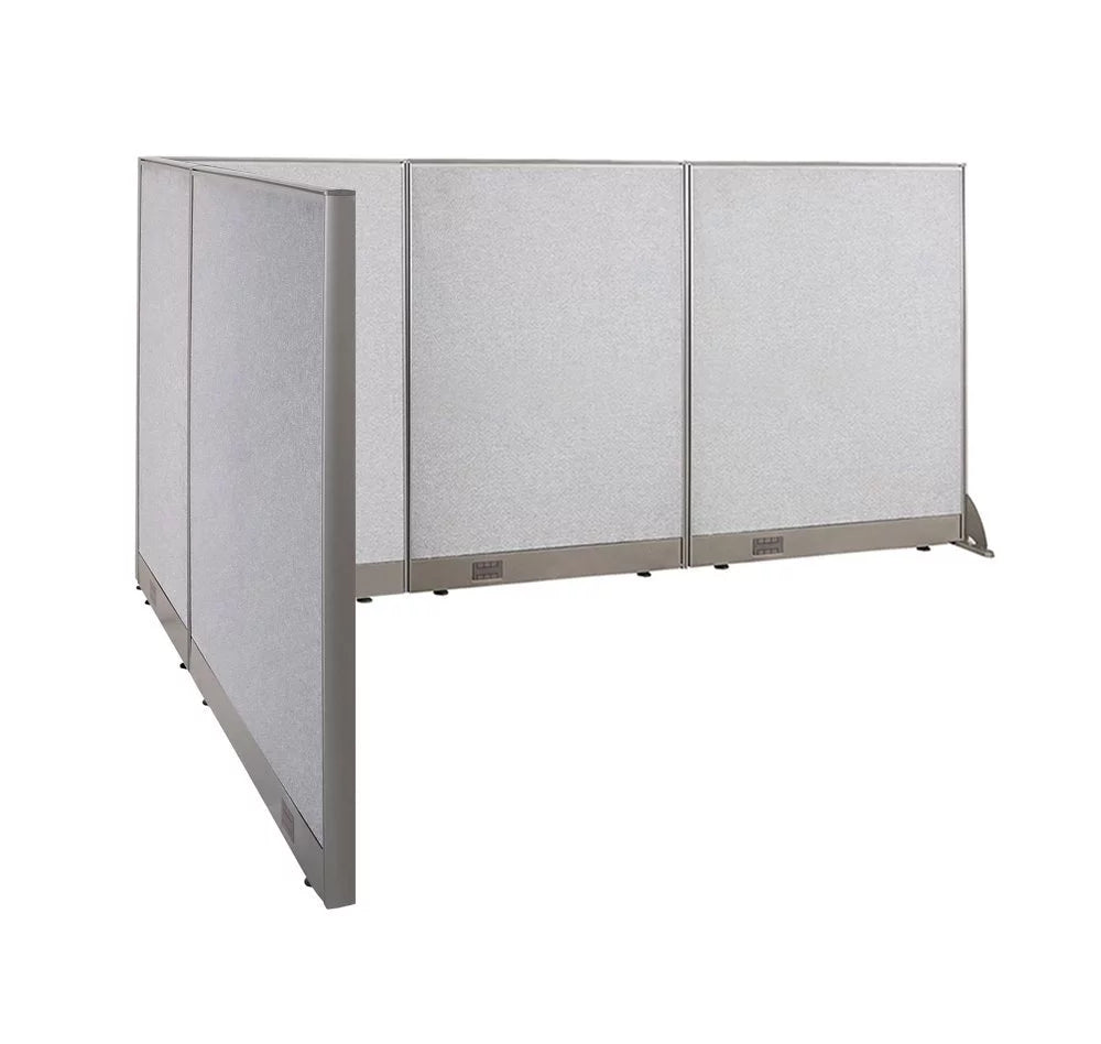 L-Shaped Freestanding Office Partition V563931