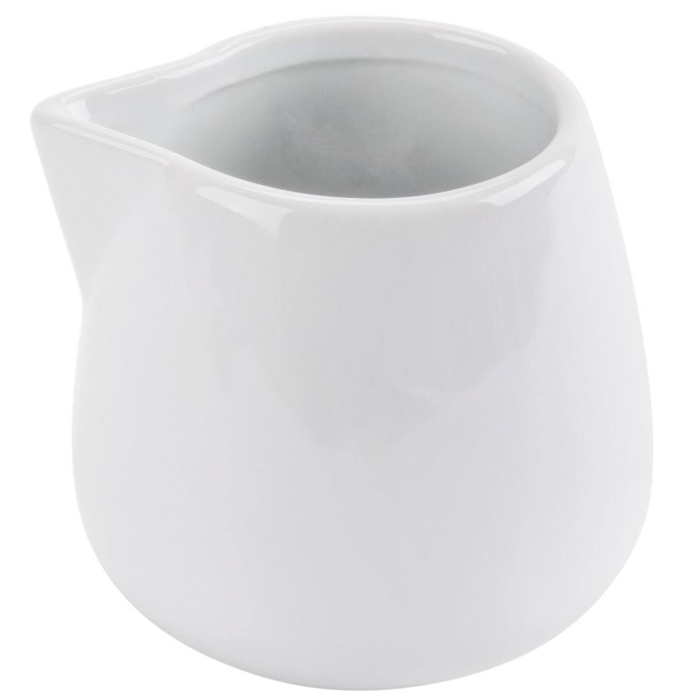 Bright White Porcelain 4 oz. Creamer W370