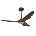 60 Ceiling Fan with Cocoa Aluminum Blades and Black Finish H1002