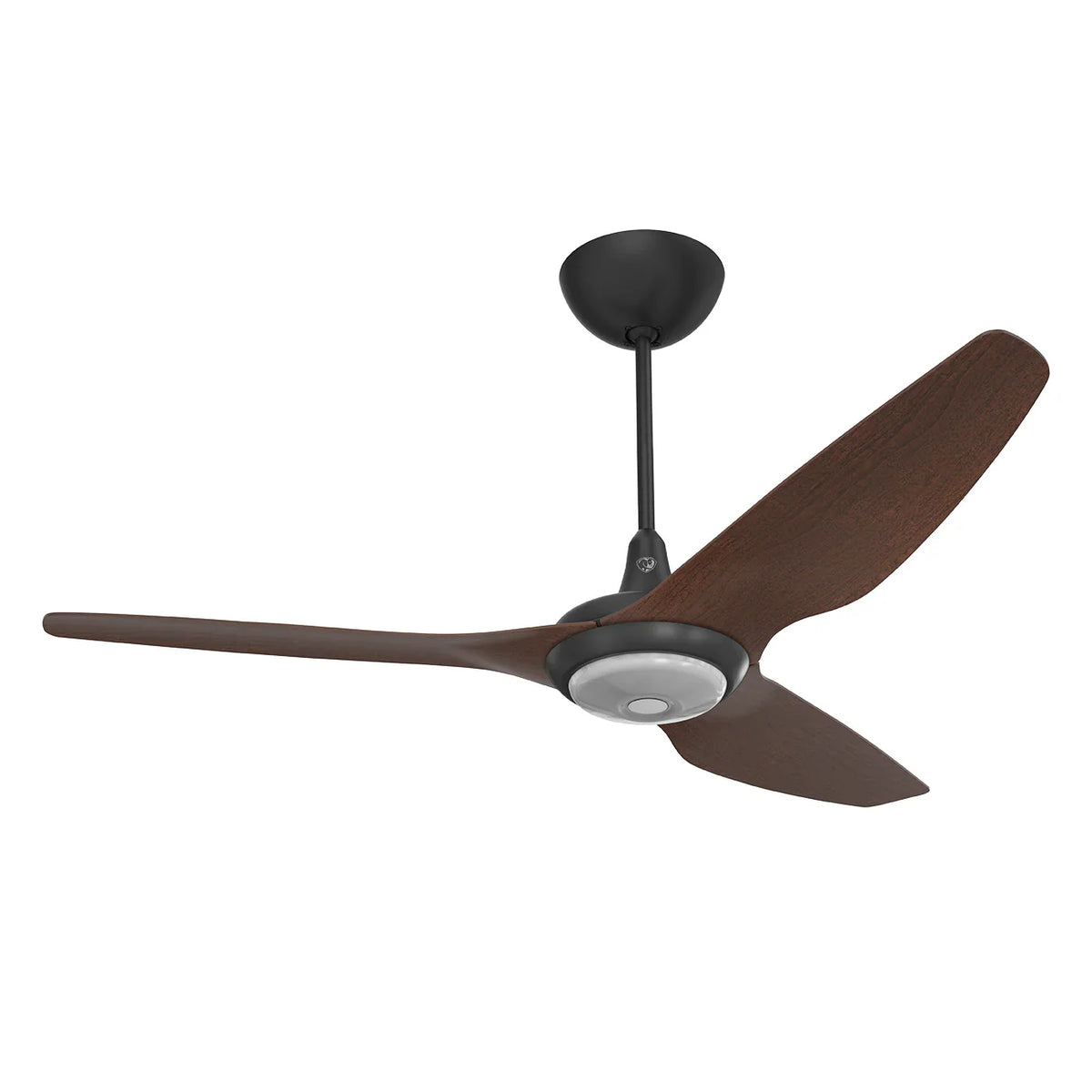 60 Ceiling Fan with Cocoa Aluminum Blades and Black Finish H1002