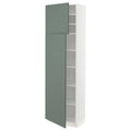 White High Cabinet with shelves and 2 Doors B5345