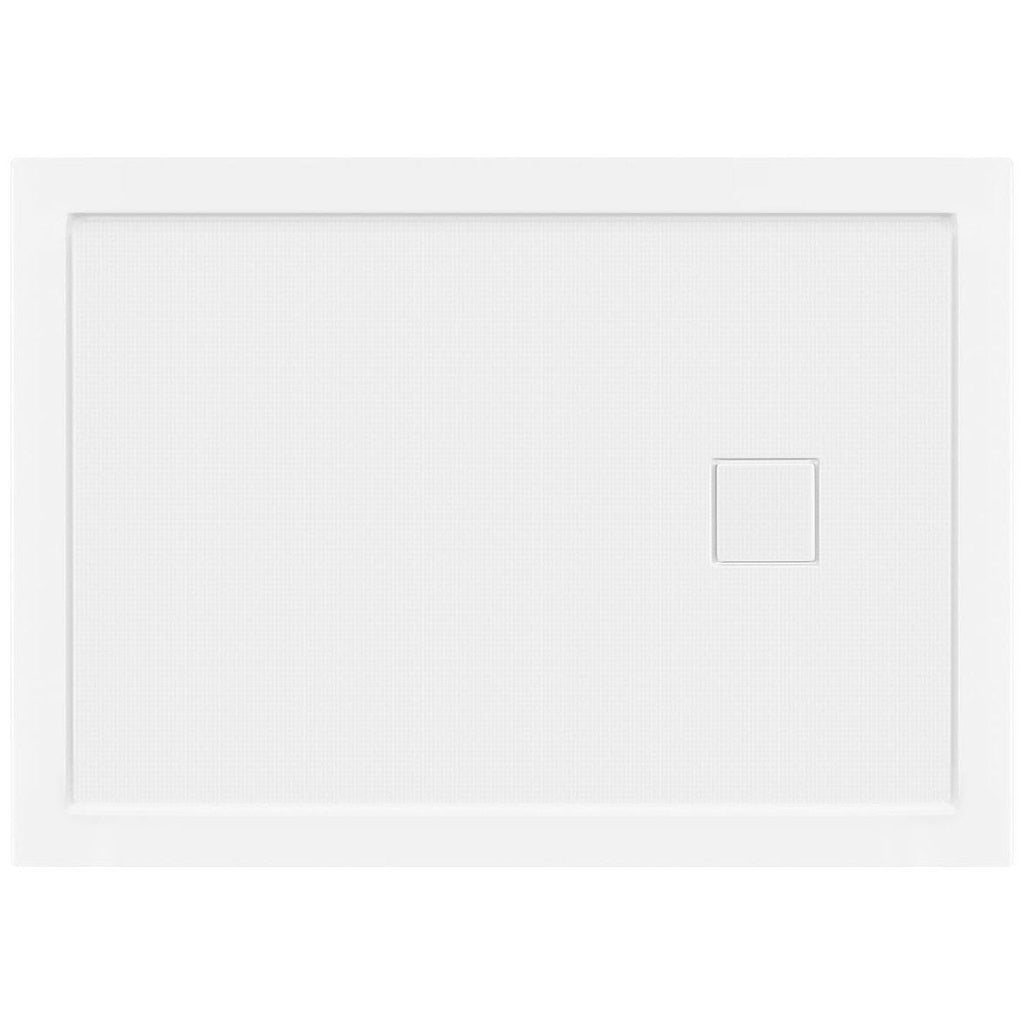 48x22 Shower Base Pan Left Double Threshold Right Drain Z9743