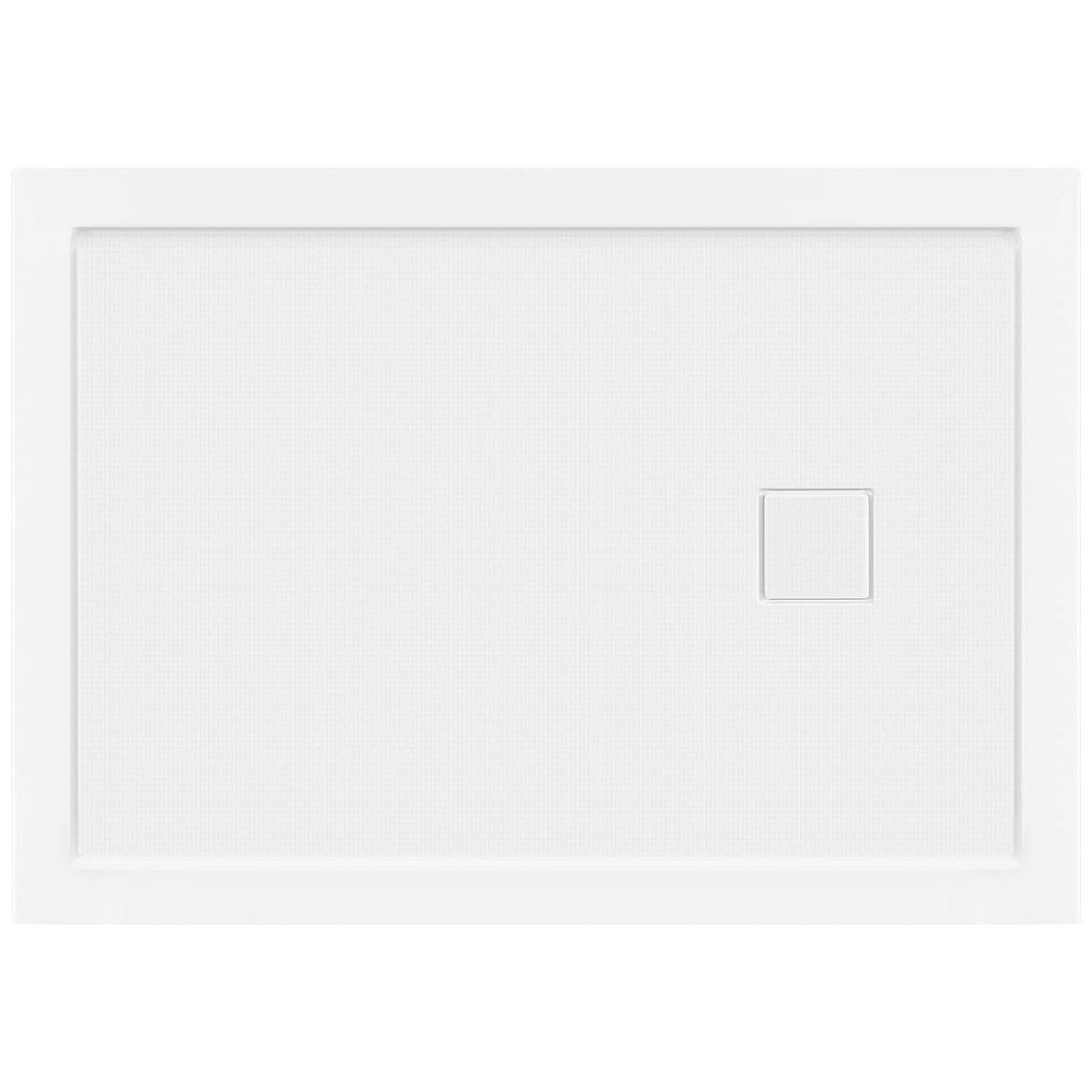 48x22 Shower Base Pan Left Double Threshold Right Drain Z9743