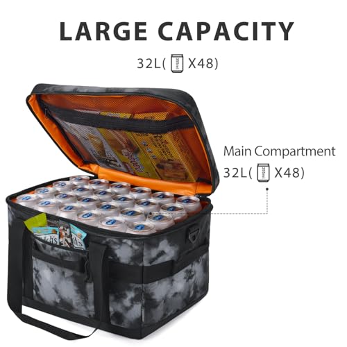 48/60 Cans Insulated Collapsible Soft Cooler Bag K92001