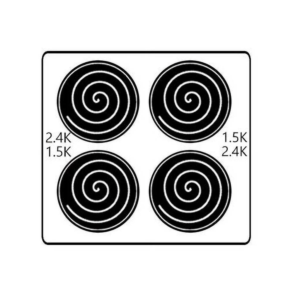 24" Freestanding Coil Electric Range Stainless Steel L455