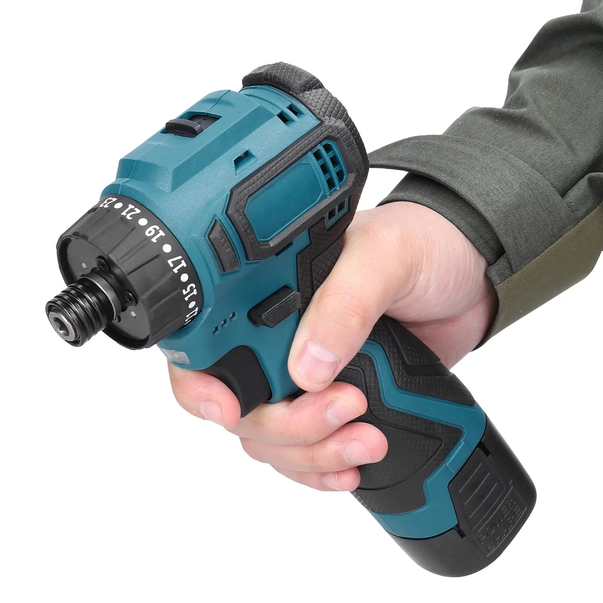 18V Electric Screwdriver Torque Adjustable 2 Speed Control Modes Brushless Motor Repair Tool Kit L410108