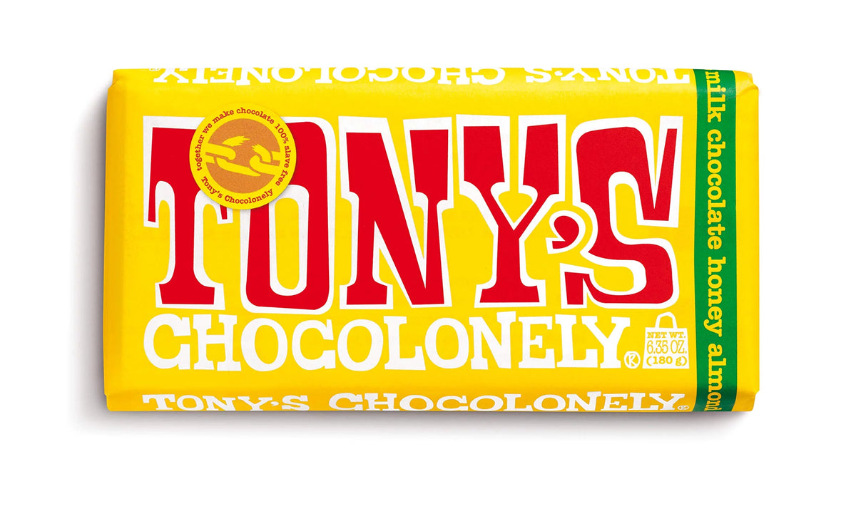 Milk Chocolate Bar with Honey Almond Nougat, 6.35 Ounce, 15 Pack N2874