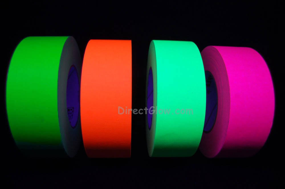 4 Pack 2 inch Fluorescent Gaffer Tape G668630