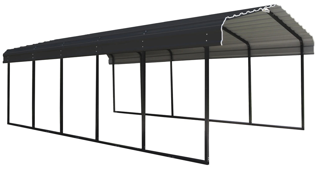 Galvanized Steel Carport 12 x 24 x 7 ft. F80571