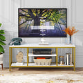 59" 3 Tier TV Stand with Open Storage Shelves I53382