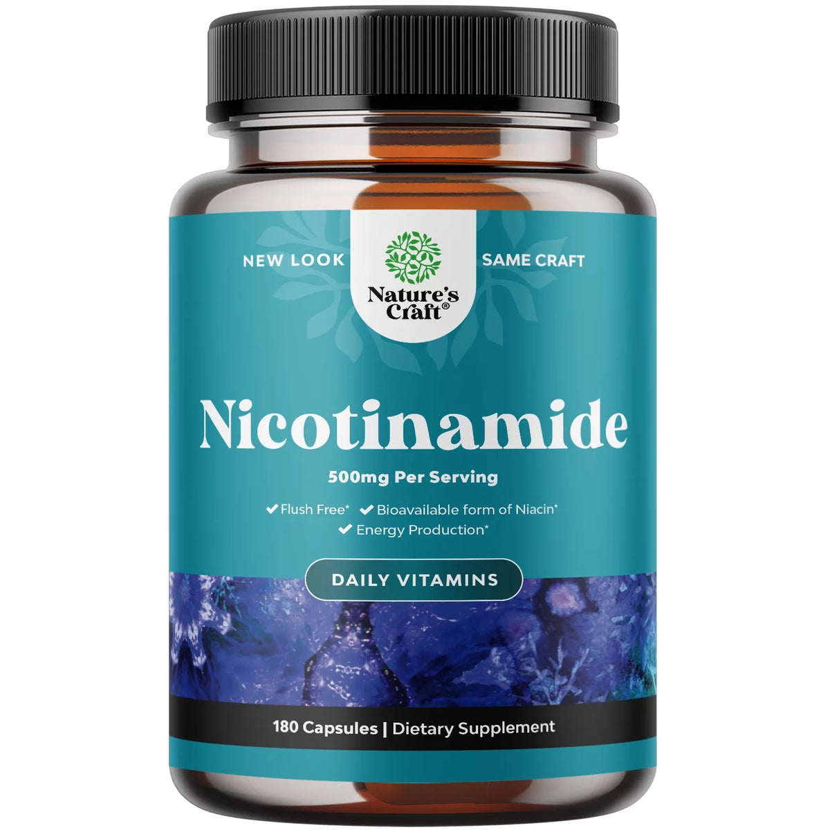 500mg Niacinamide Capsules - 180 Count E284