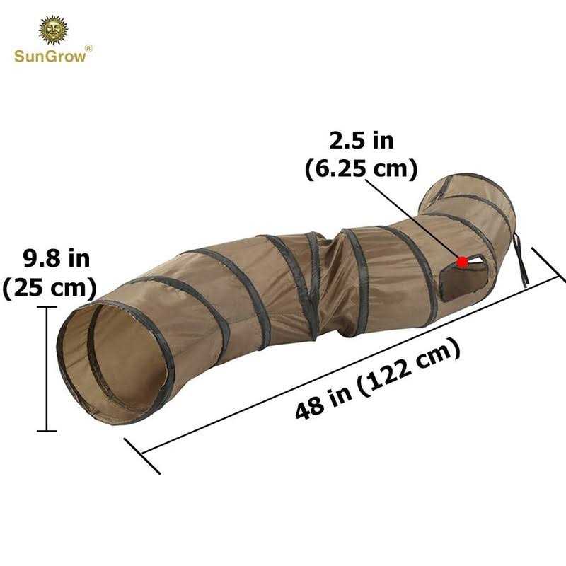 Collapsible Polyester Tunnel with Steel Frame and Carrying Case Y440571