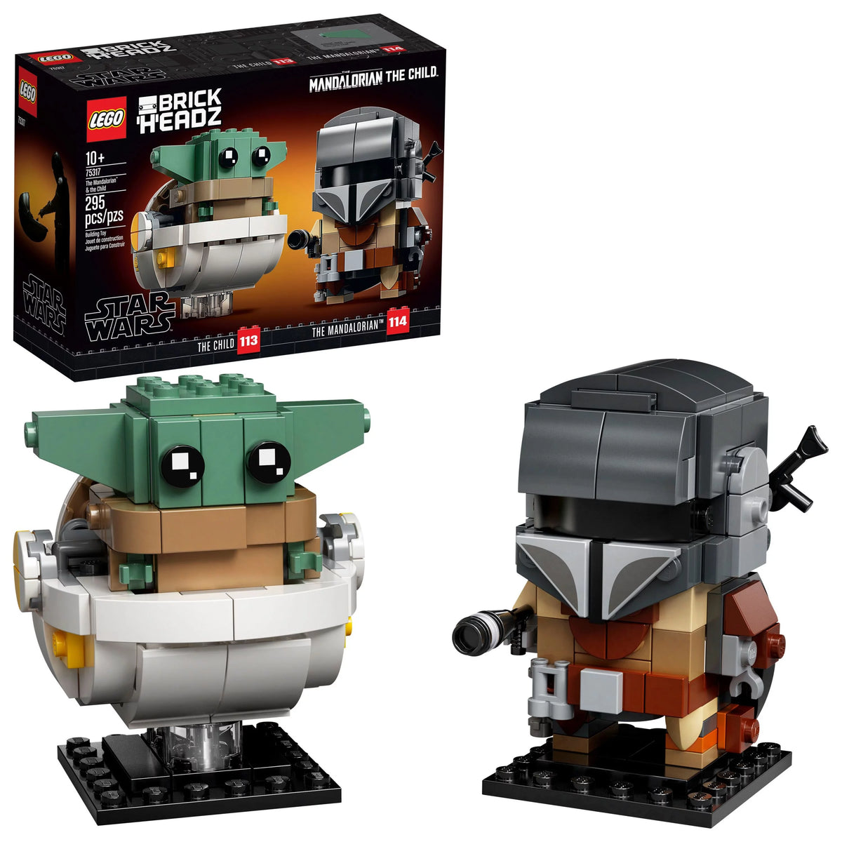 LEGO BrickHeadz Star Wars The Mandalorian & The Child Building Toy A87544